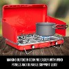 Hike Crew 2 Burner Propane Stove, 20,000 BTU Portable Stove with Handle & Foldable Legs - 4 of 4