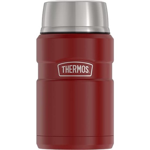 Thermos Stainless King Vacuum-Insulated Food Jar, 24 Ounce, Rustic Red