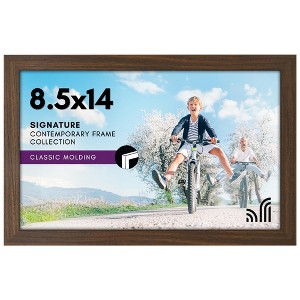 Americanflat Picture Frame with shatter-resistant glass - Wall Mounted Horizontal and Vertical Formats - 1 of 4
