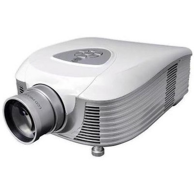 1080p Widescreen Projector for Home Theater with HDMI Input, Built-in Speakers, Adjustable 60"-100" Screen