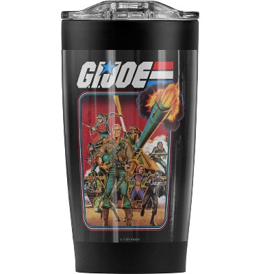 G.I. Joe Hero Group Steel Tumbler 20oz Coffee Travel Mug