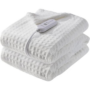 Heated Blanket Electric Blanket Throw, Soft Washable Electric Blanket, Flannel Heating Blanket for Bedding, With 5 Heat Settings - 1 of 4