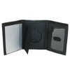 CTM Men's Leather Badge Holder Trifold Wallet - 2 of 4