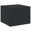 vidaXL Garden Storage Box Black 76.9 Gal Poly Rattan - 2 of 4