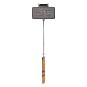 Rome Industries Cast Iron Camping Double Pie Iron Metal Handle Wooden Grips - 1 of 3