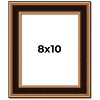 PosterPalooza | Photo Size Weathered Gold Picture Frame - UV Acrylic, Foam Board Backing, Hanging Hardware - 2 of 4