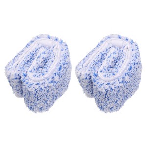 Unique Bargains Microfiber Window Glass Cleaning Scrubber Replacement Head 2 Pcs - 1 of 4
