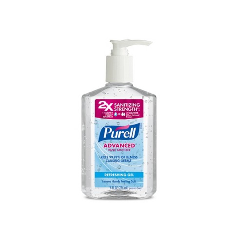 Purell Advanced Hand Sanitizer Refreshing Gel Pump - 8 Fl Oz :