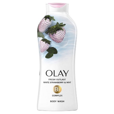 Olay Fresh Outlast Body Wash White Strawberry & Mint - 22 fl oz
