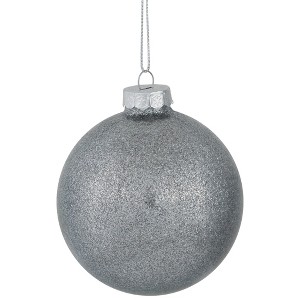 Northlight 2-Finish Glass Ball Christmas Ornaments - 3" (80mm) - Gold and Silver - 9ct - 1 of 4