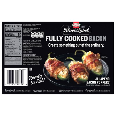 Hormel Black Label Fully Cooked Bacon Family Pack - 6.3oz