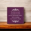 Slickblue Humorous Friend Quote Sign, 7x7 Rustic Wood Plaque with Hanging and Shelf Options, Multiple Colors - 2 of 3