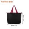 Unique Bargains Reusable Foldable Washable Shopping Totes Drawstring Lightweight Grocery Bag - 2 of 4