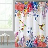 LunaLulinlk Spring Floral with Birds Shower Curtain - 3 of 4