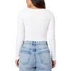 WallFlower Women's Rib Knit Bodysuit - 2 of 3