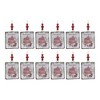 Glass Winter Wishes Barn Ornament (Set of 12) - 3 of 3