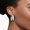 Ross-Simons Italian Sterling Silver Graduated Hoop Earrings - 2 of 4