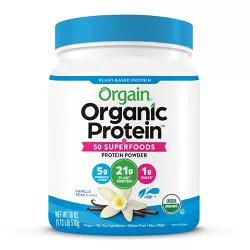 Orgain Organic Vegan Protein & Superfoods Powder - Vanilla - 18oz
