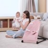 Grungis Baby Bouncer Seat Baby Bouncer with 3-Point Safety Harness for Babies up to 20lbs - 2 of 4