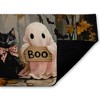 Stupell Industries Cute Halloween Ghost & Kitten Printed Outdoor Door Mat, design by Arlington Prints, 18"x30" - 2 of 4