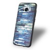 Reiko Samsung Galaxy S8 Embossed Wood Pattern Design TPU Case with Flowers - 3 of 4