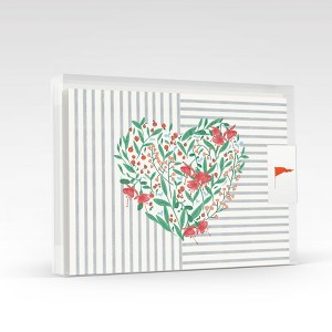 Floral Heart Greeting Card Pack Set (8 ct.) by Ramus & Co - 1 of 4