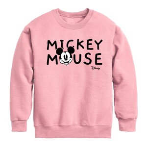 Boys' - Disney - Mickey & Friends Graphic Long Sleeve Fleece Sweatshirt - 1 of 4