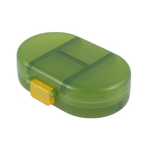 Unique Bargains 8 Grids Flip Up Double Layer Pill Case 1 Pc - 1 of 4