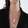 SOHI Women's California Gold The Lovers Multi-Layer Necklace - 4 of 4