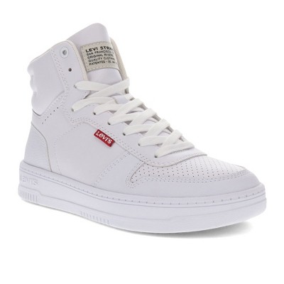 Levi's Womens Drive Hi Synthetic Leather Casual Hightop Sneaker