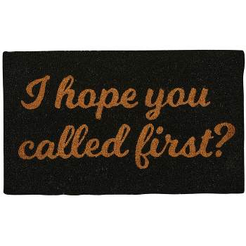 Park Designs I Hope You Called First Doormat 1'6''x2'6''