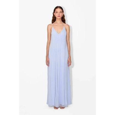 paris grey dresser Amit Aggarwal Pleated Halter Dress – Kuro main image 1