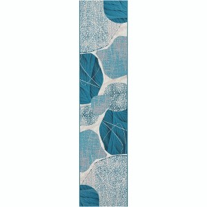 Unique Loom  Outdoor Modern Seaglass Area Rug - 1 of 4