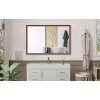 NicBex 36x24 Inch Modern Bathroom Mirror for Wall, Aluminum Framed Vanity Mirror, Hangs Horizontally or Vertically for Living Room Bedroom - 2 of 4