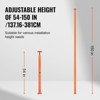 Yukimo Adjustable Floor Jack Post - 54"-150" Height Range, 11200LBS Capacity Q235 Steel, Integrated Base Plate for House Floor Leveling/Beam Support - 3 of 4