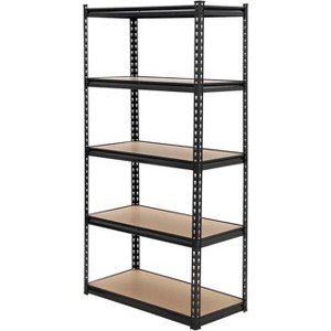 Adjustable 5-Tier Garage Storage Rack, Heavy Duty Industrial Shelving Unit with 2000 Lbs Total Capacity, Metal Utility Organizer, 30"x12"x60" - 1 of 4