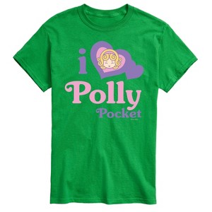 Men's - Polly Pocket - I Love Polly Pocket Short Sleeve Graphic T-Shirt - 1 of 4