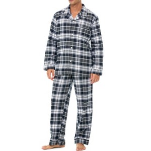 ADR Men's Flannel Pajamas, Soft Cotton Pajamas, Men's Flannel Shirt and Men's Flannel Pajama Pants with Pockets - 1 of 4