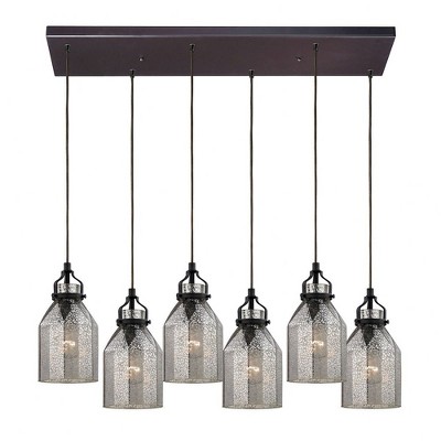 Elk Home Danica 6 - Light Pendant in  Oil Rubbed Bronze