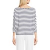 Lands' End Women's Lightweight Jersey Boatneck Dolman Sleeve Top - 2 of 4