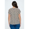 WEST K Women's Leah V Neck Short Dolman Sleeve Front Knob Blouse - 3 of 4