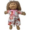 Doll Clothes Superstore Handmade Pink Flower Dress Fits 15-16 Inch Cabbage Patch Kid Dolls - 3 of 4