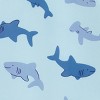 Carter's Just One You®️ Baby Boys' Long Sleeve Sharks Printed One Piece Rash Guard - Light Blue - 2 of 3