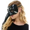 KBW Bedazzled Black Mirror Mardi Gras Mask Adult Costume Accessory - 4 of 4