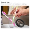 Unique Bargains 304 Stainless Steel Leak-Proof Mason Jar Toothbrush Holder Lid - 3 of 3