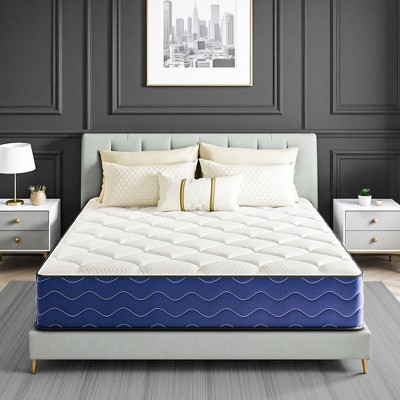 Swedrea Hybrid Mattress Medium Cooling Memory Foam Bed-in-a-Box Black