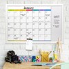 Excello Global Products Magnetic Dry Erase Calendar Whiteboard: Large 20"x30" Weekly Monthly Format - 4 of 4