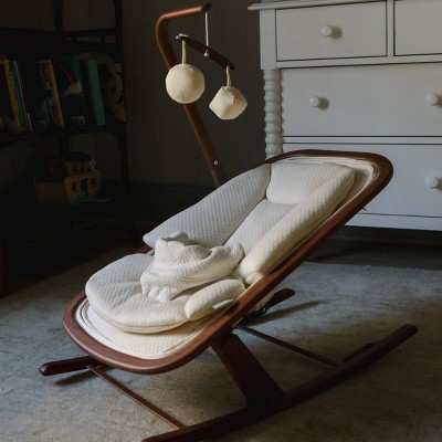 Snuggle Me Baby Bouncer and Rocker - Walnut Brown