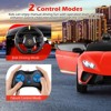 Costway 4WD 2-Seater Ride on Car, Licensed Lamborghini Kids’ Vehicles with Remote Control Black/Pink/Red - 4 of 4