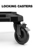 ToughBuilt 4-Wheel Cart, Rolling Dolly with Swivel Caster Wheels and 2 Lockable Front Wheels for StackTech Tool Boxes & Organizers - 3 of 4